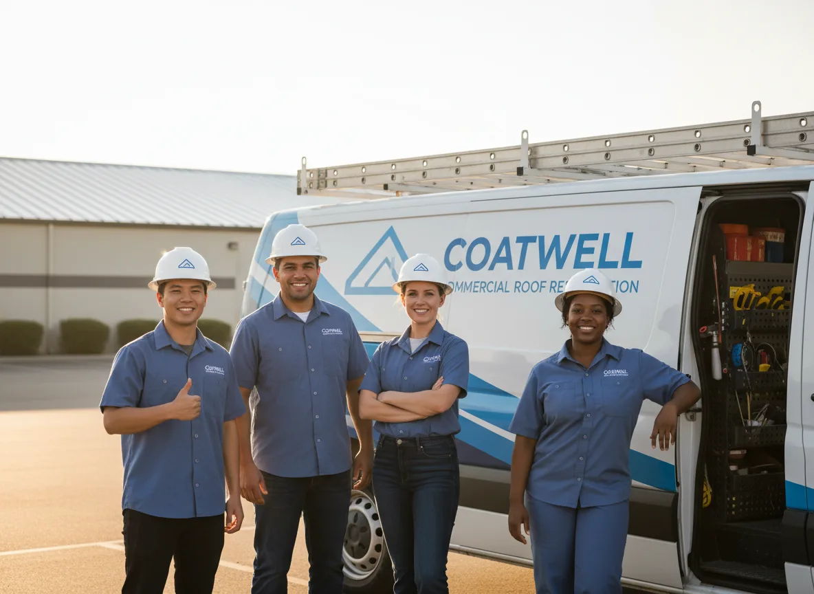 Commercial roof coating company in Interior, SD